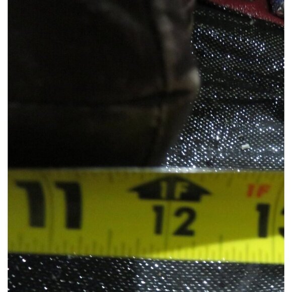 Coach 2011 Kristin Ostrich Embossed Mixed Leather Plum Purple Satchel - Picture 10 of 14